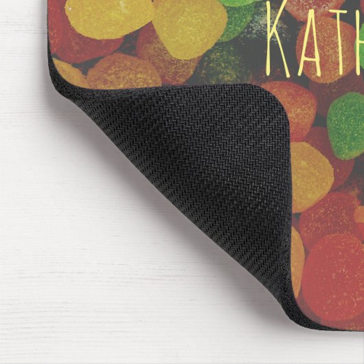 Personalized Gumdrops Candy Muismat (Hoek)