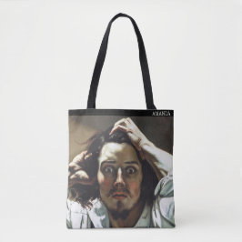Personalized Gustave Courbet Desperate Man Tote Bag