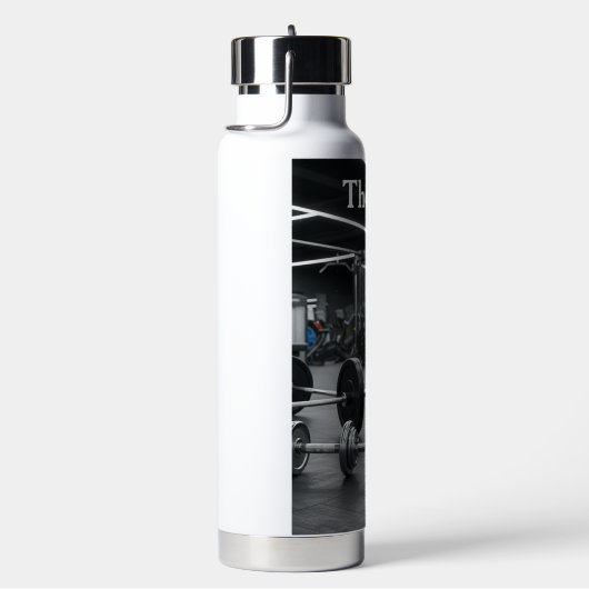 Personalized gym weights waterfles (Rechts)