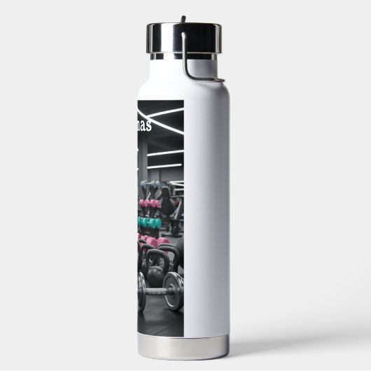 Personalized gym weights waterfles (Links)