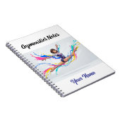 Personalized Gymnastics Notes Notitieboek (Rechterzijde)
