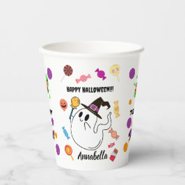 Personalized Halloween Ghost Kids Party Papieren Bekers