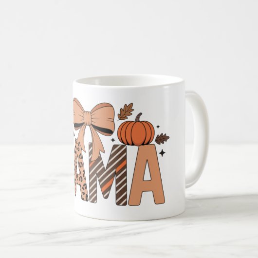 Personalized Halloween Mama – Cute Spooky Koffiemok (Voorkant rechts)