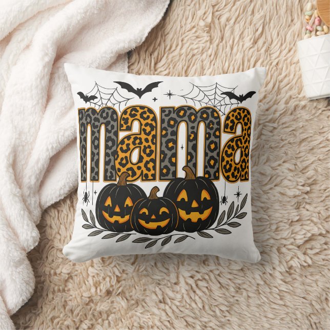 Personalized Halloween Mama – Cute Spooky Kussen (Deken)