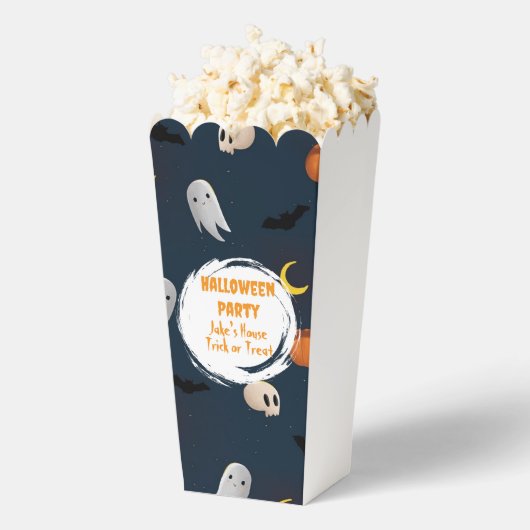 Personalized Halloween Party Items Spooky  Bedankdoosjes (Popped)