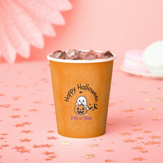 Personalized Halloween Party Paper Cups Papieren Bekers (Insitu)