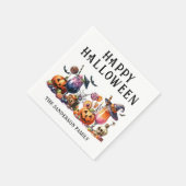 Personalized Halloween Party Servet (Hoek)