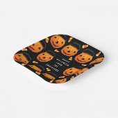 Personalized Halloween Party Treat Paper Plates Papieren Bordje (Gebogen)