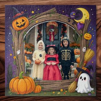 Personalized Halloween Photo Legpuzzel