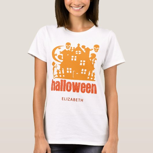 Personalized Halloween T-Shirt (Voorkant)