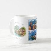 Personalized Hallstatt Austria Travel Photo Mug Koffiemok (Voorkant links)