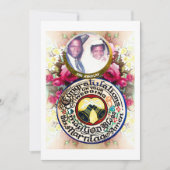 Personalized Hand carved Gourd Wedding Gift Card Feestdagenkaart (Voorkant)