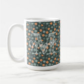 Personalized Hand-Drawn Floral Mug Koffiemok (Links)