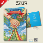 PERSONALIZED HANDFASTING KAART PAGAN KELTISCHE DRU