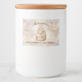 Personalized Handmade- Love custom kitchen lable Voedselcontainer Etiket