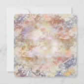 Personalized Handmade- Love custom visit lable Kaart (Achterkant)