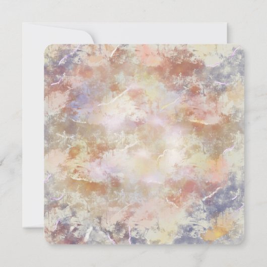 Personalized Handmade- Love custom visit lable Kaart (Achterkant)