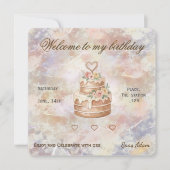 Personalized Handmade- Love custom visit lable Kaart (Voorkant)