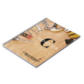 Personalized Handyman Carpenter Custom Name  Notitieboek (Linkerzijde)