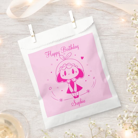 Personalized Happy Birthday Bedankzakje (Geknipt)