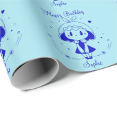 Personalized Happy Birthday Cadeaupapier (Rol Hoek)