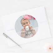 Personalized Happy Birthday Custom Photo Stickers (Envelop)