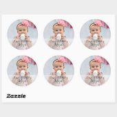 Personalized Happy Birthday Custom Photo Stickers (Vel)
