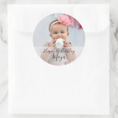 Personalized Happy Birthday Custom Photo Stickers (Tas)