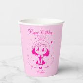 Personalized Happy Birthday  Papieren Bekers (Voorkant)