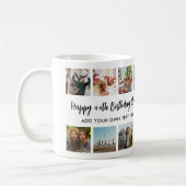 Personalized Happy Birthday Photo Collage Mug Koffiemok (Links)