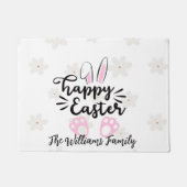 Personalized Happy Easter Door Mat (Voorkant)