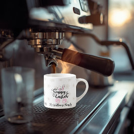 Personalized Happy Easter Espresso Mug Kop