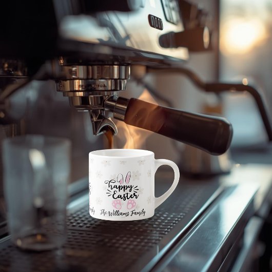 Personalized Happy Easter Espresso Mug Kop
