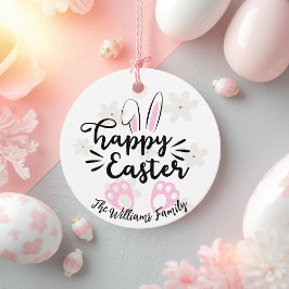 Personalized Happy Easter Favor Tags Bedankjes Labels