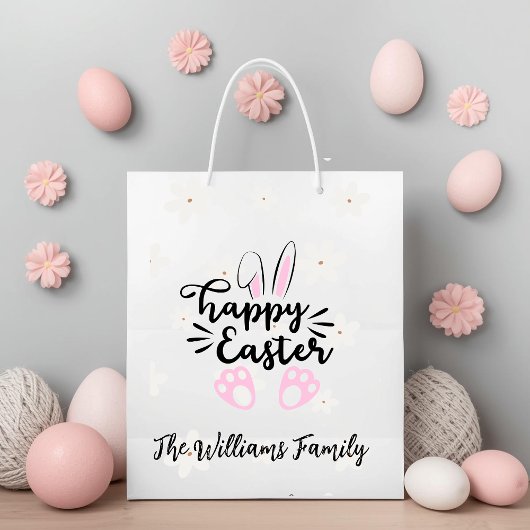 Personalized Happy Easter Gift Bag Medium Cadeauzakje