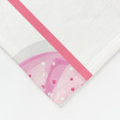 Personalized Happy Easter Lollipop Candy Photo Fleece Deken (Hoek)