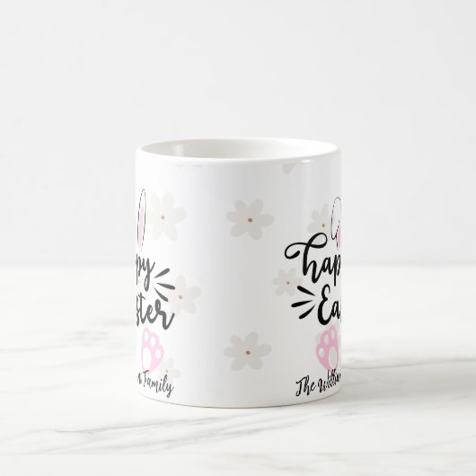 Personalized Happy Easter Mug Koffiemok (Center)