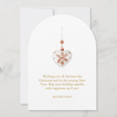 Personalized Happy Holidays Photo Card Kaart (Achterkant)