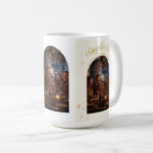 Personalized Happy New Year Greeting with my Photo Koffiemok (Voorkant rechts)