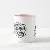 Personalized Happy Valentine's Day Custom Mug Mok (Midden)