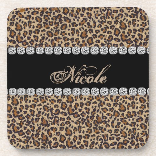 PERSONALIZED Harde plastic onderzetter (Voorkant)