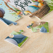 Personalized He Is Risen Easter Legpuzzel (Zijkant)