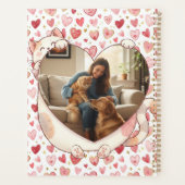 Personalized Heart Cat Hug Photo Planner (Achterkant)