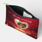 Personalized Heart Photo Frame Etui (Open)