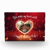 Personalized Heart Photo Frame Fotoblokken (Voorkant)