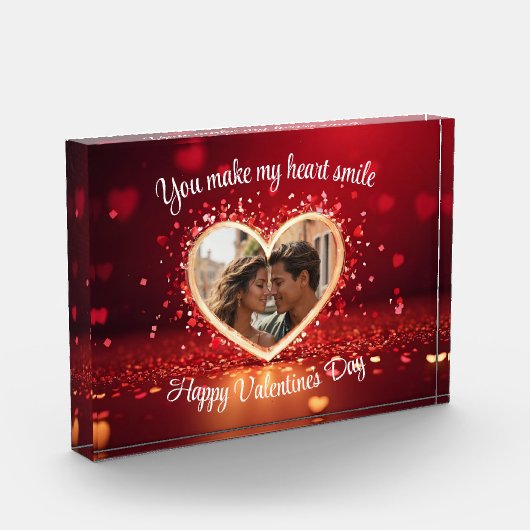 Personalized Heart Photo Frame Fotoblokken (Links)