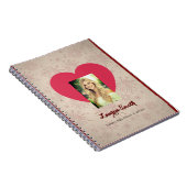 Personalized Heart Photo Spiral Notebook  Notitieboek (Rechterzijde)