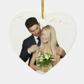 Personalized Heart Wedding Ornament (Voorkant)