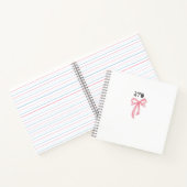 Personalized Hebrew Name Notebook for Teen Girl  Notitieboek (Binnen)