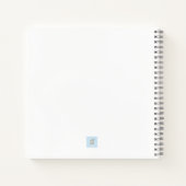 Personalized Hebrew Name Notebook for Teen Girl  Notitieboek (Achterkant)